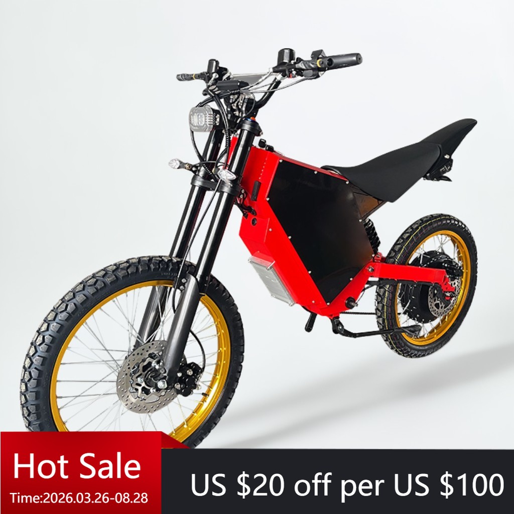 8000W Stealth Bomber Ebike - دراجة جبلية كهربائية بمحرك خلفي Tc